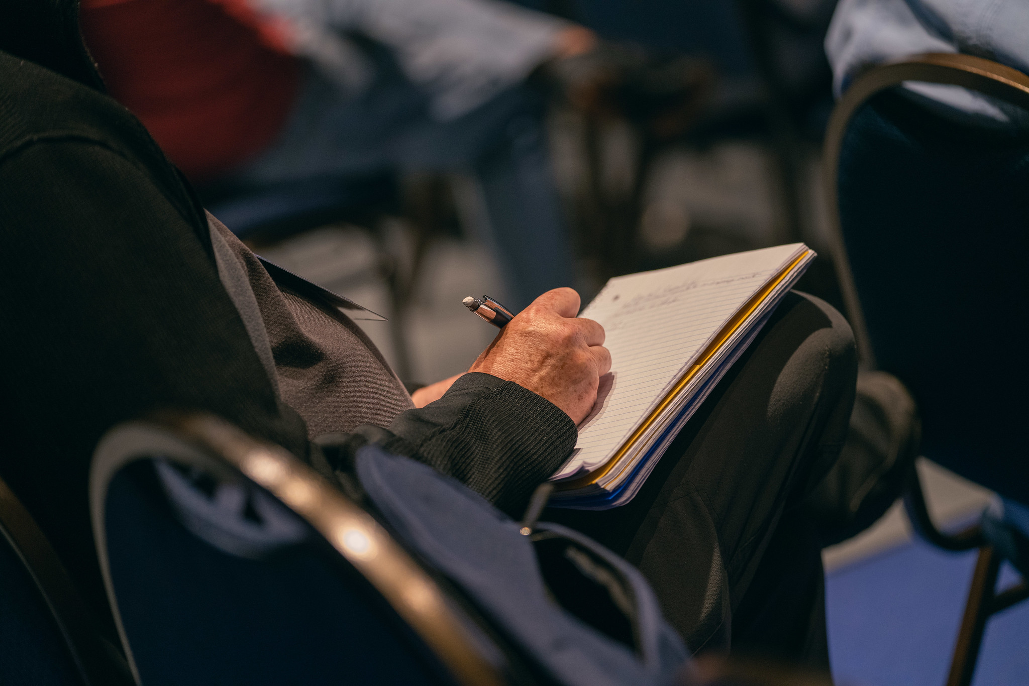 A participant takes notes during one of the Called Convention’s many educational seminars. “The research done by NAD Ministerial over the last few years leads us to believe that pastors who are proficient in the core qualities, are more likely to be effective in ministry” the NAD Ministerial Department says. 