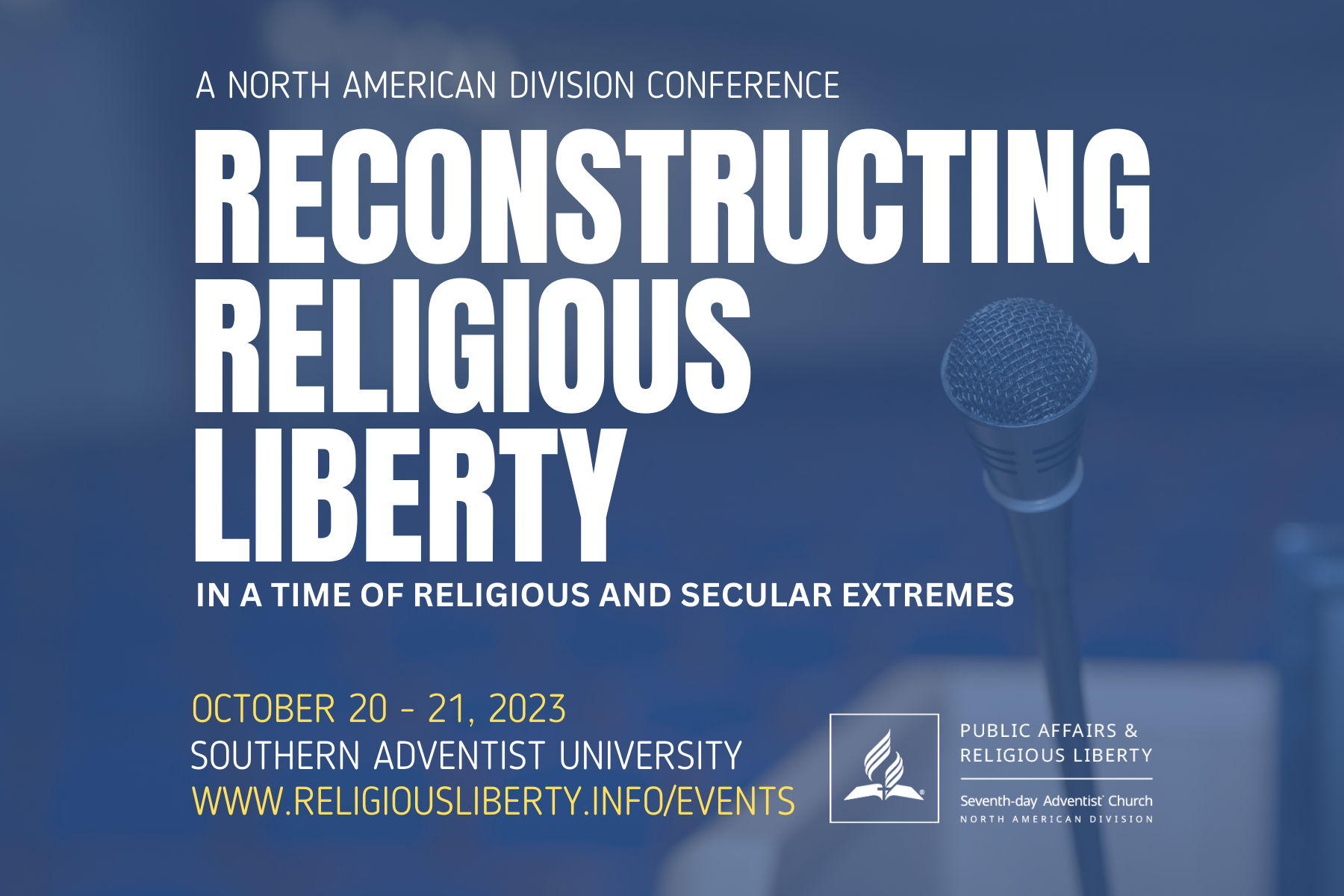 Graphic for Religious Liberty Conference