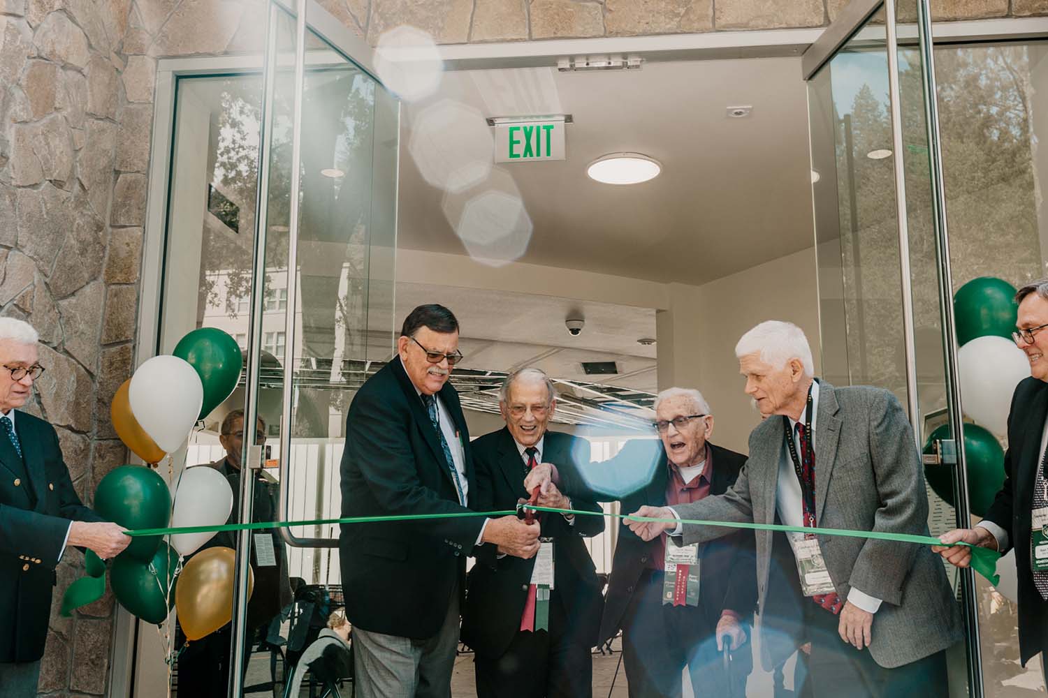 Ribbon-cutting ceremony for the Walter C. Utt Center on the campus of Pacific Union College in Angwin, California