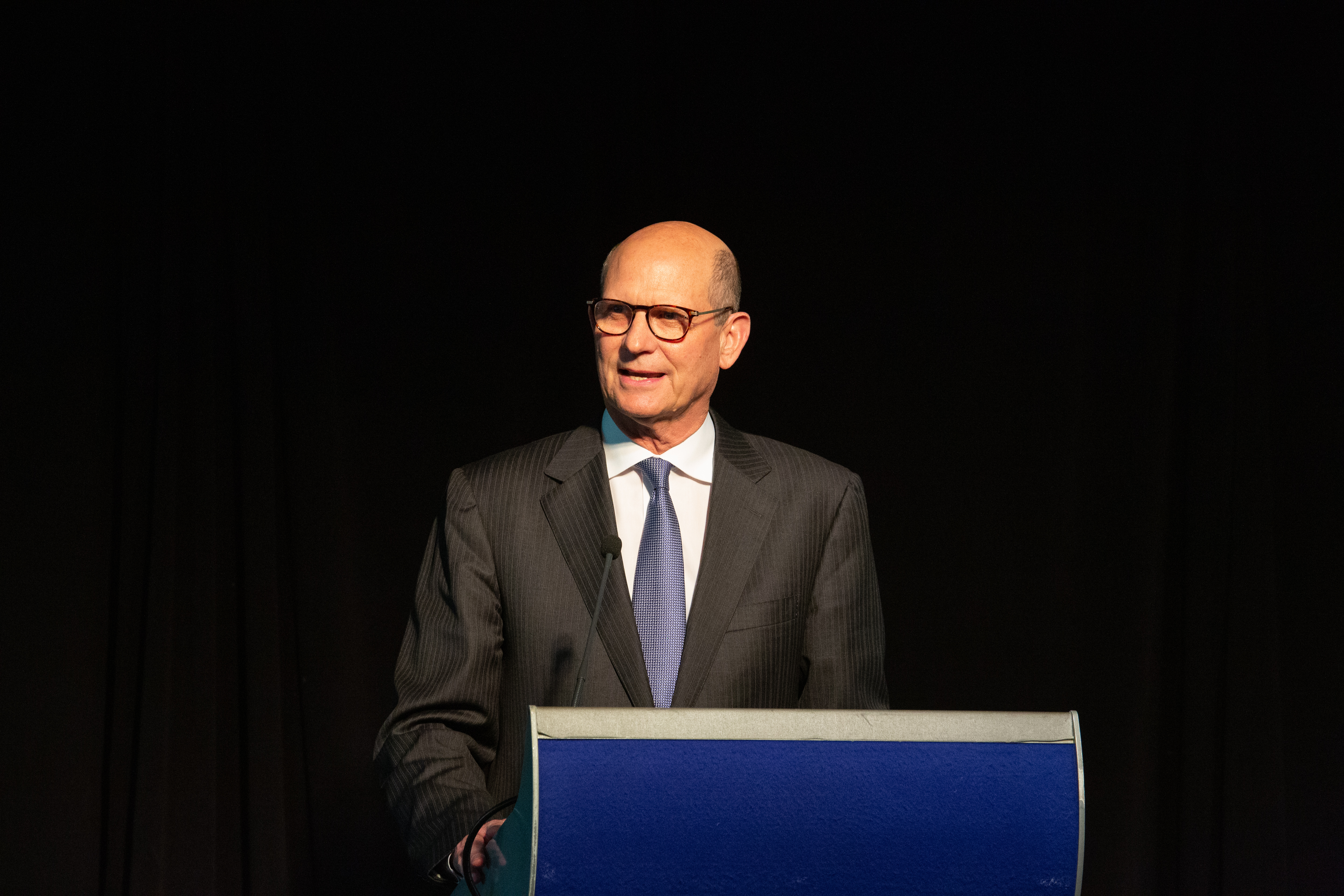 Ted N.C. Wilson, president of the Seventh-day Adventist Church, offers the program’s invocation. 