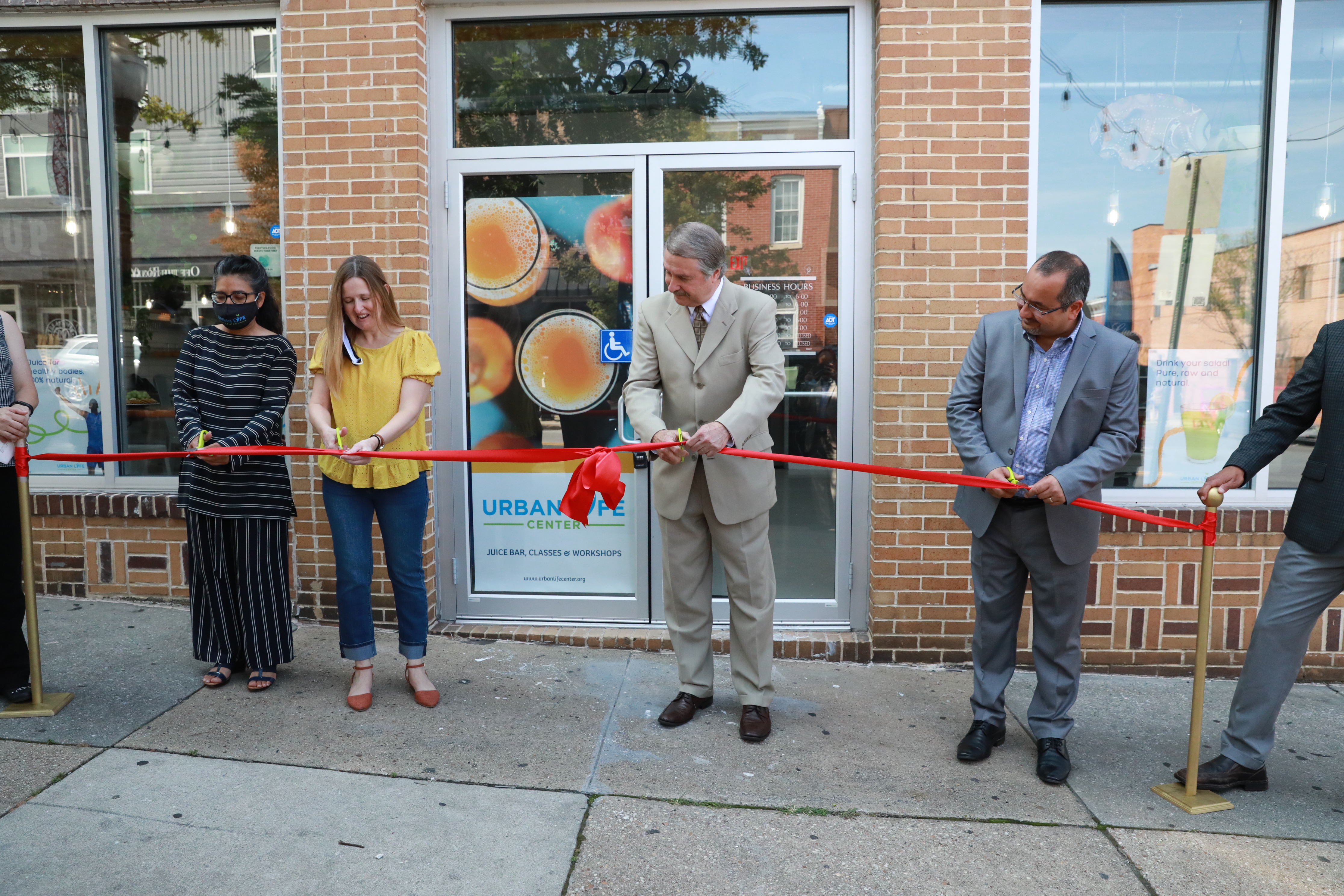 Urban Life Center in Baltimore ribbon cutting