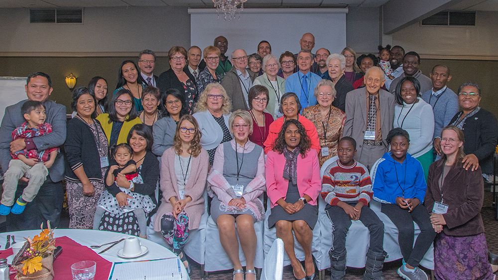 Those gathered for the North American Division Health Ministries Department training weekend on Oct. 18-20, 2019, pose for a group photo.