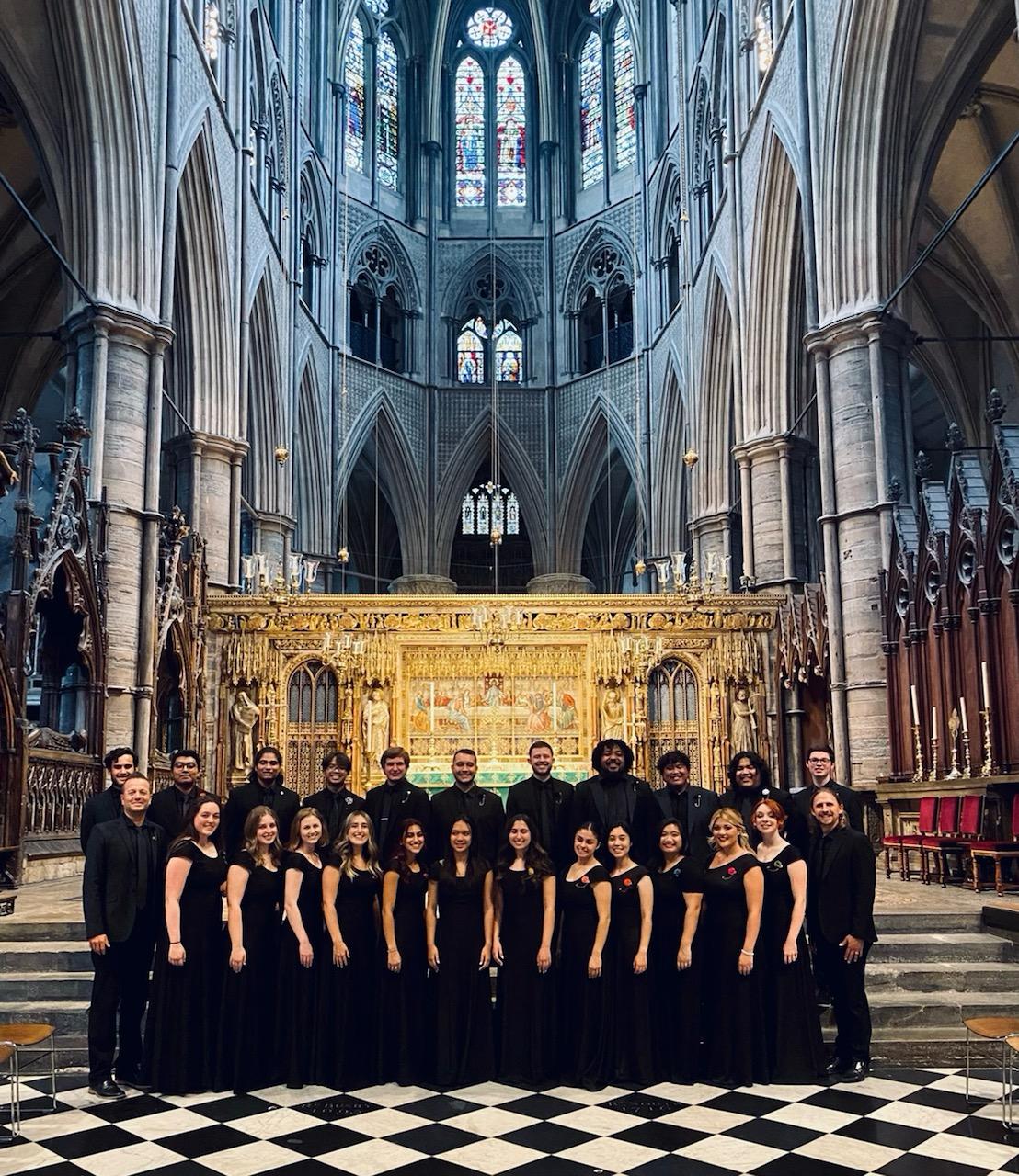 SWAU Singers in Westminster Abbey