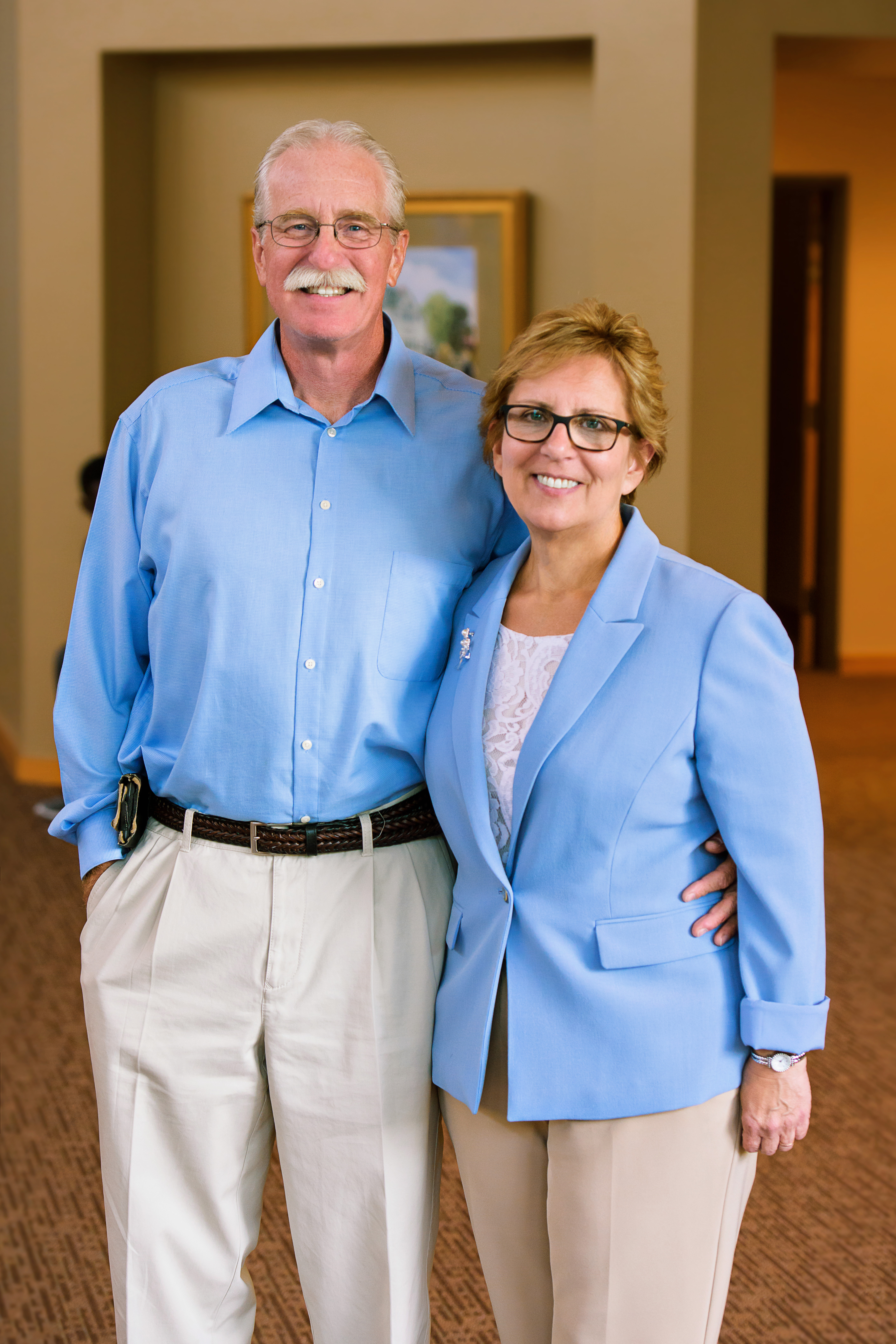 Union College President Vinita Sauder and her husband Greg.