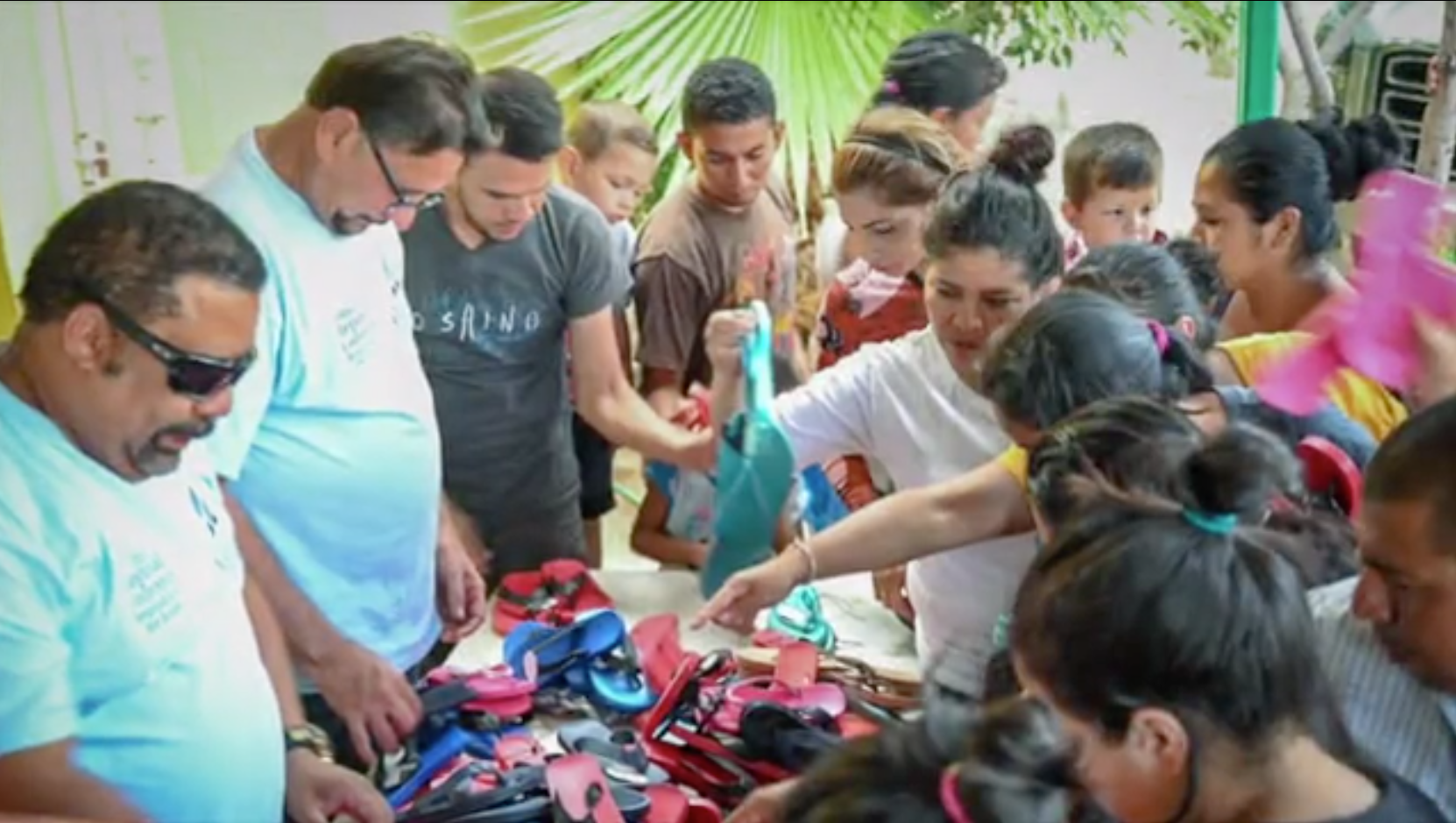 Texas Mexico border shoe distribution