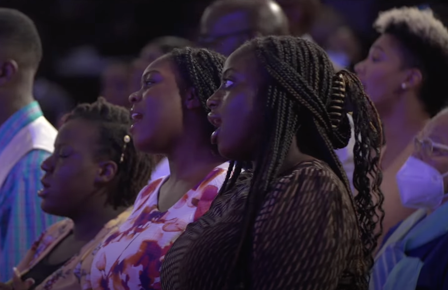 Attendees at the Breath of Life young adult rally in 2022