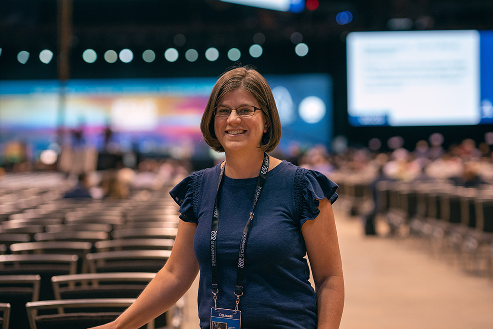 Tracy Oms, a 2022 GC Session delegate; photo by Pieter Damsteegt