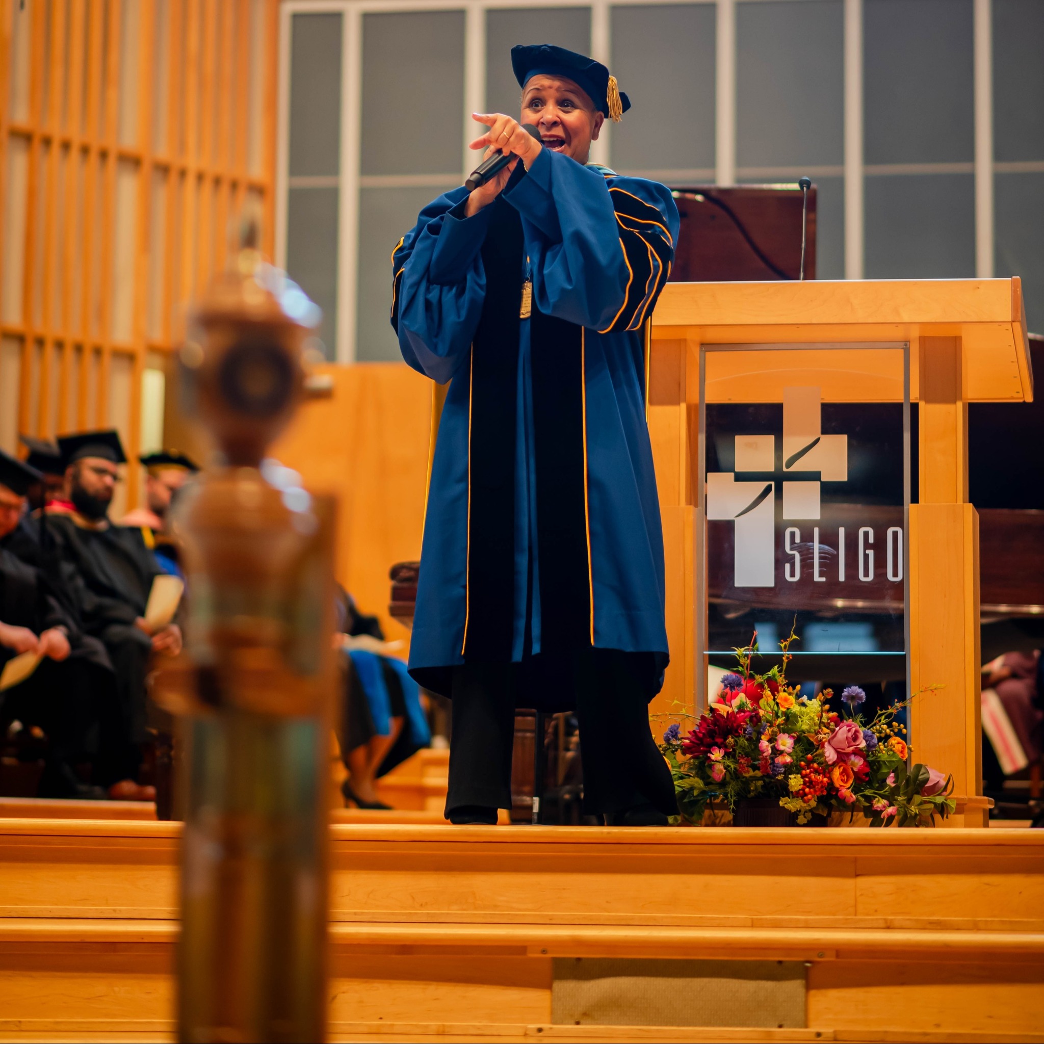 During the convocation, WAU’s provost, Cheryl Kisunzu, spoke about the significance of this year-long celebration