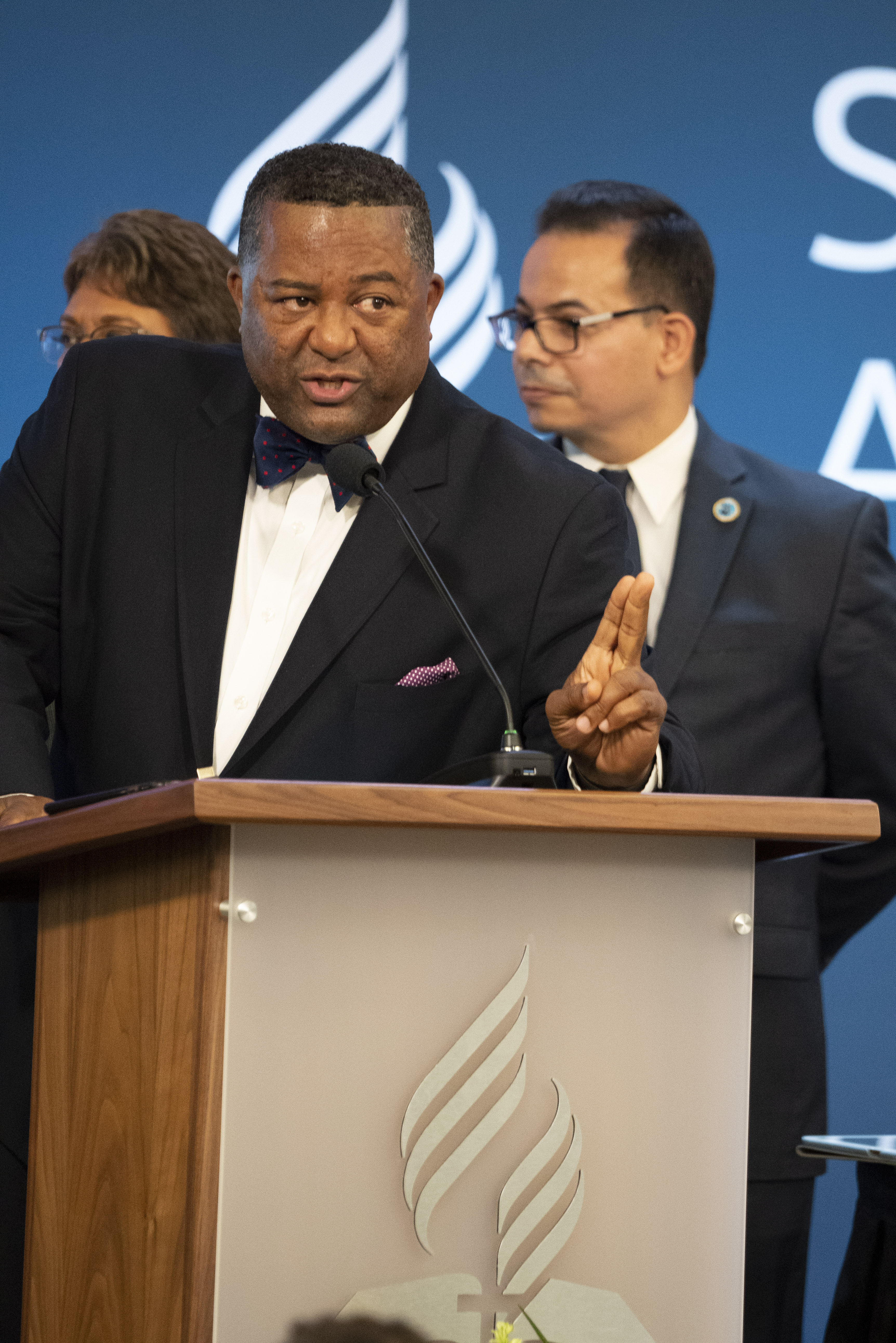 Leaders of the NAD Ministerial Association present to delegates of the 2019 Year-end Meeting.