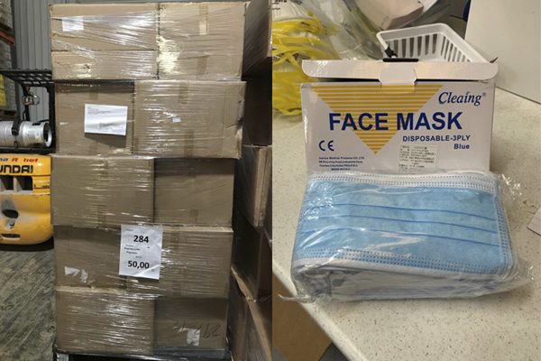 ACS receives face mask donation from AdventHealth