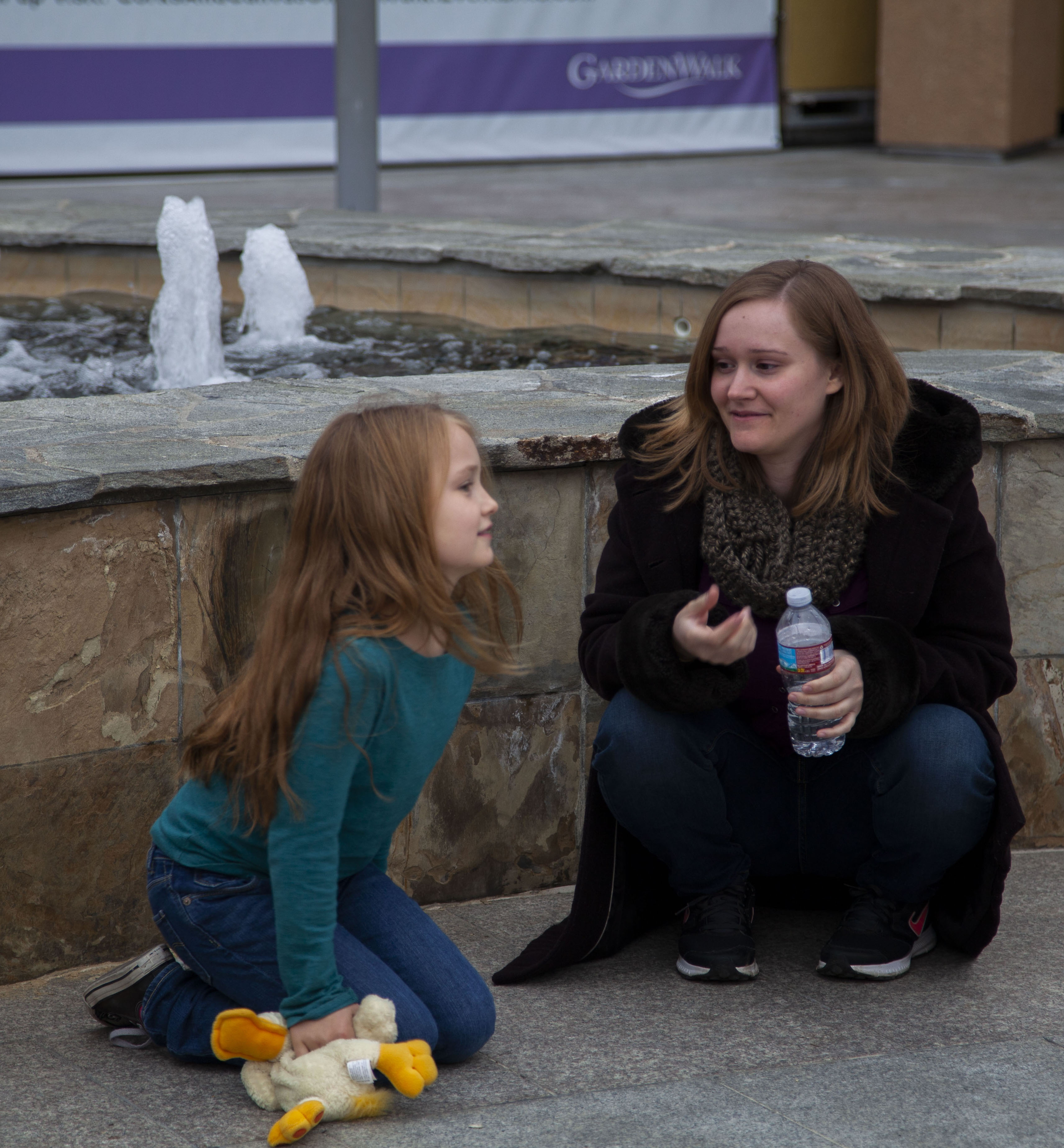 Filmmaker Michelle Noland, right, gives direction to Zoephia Decker who plays the young Rebecca in Noland's short film, "She Isn't Here."