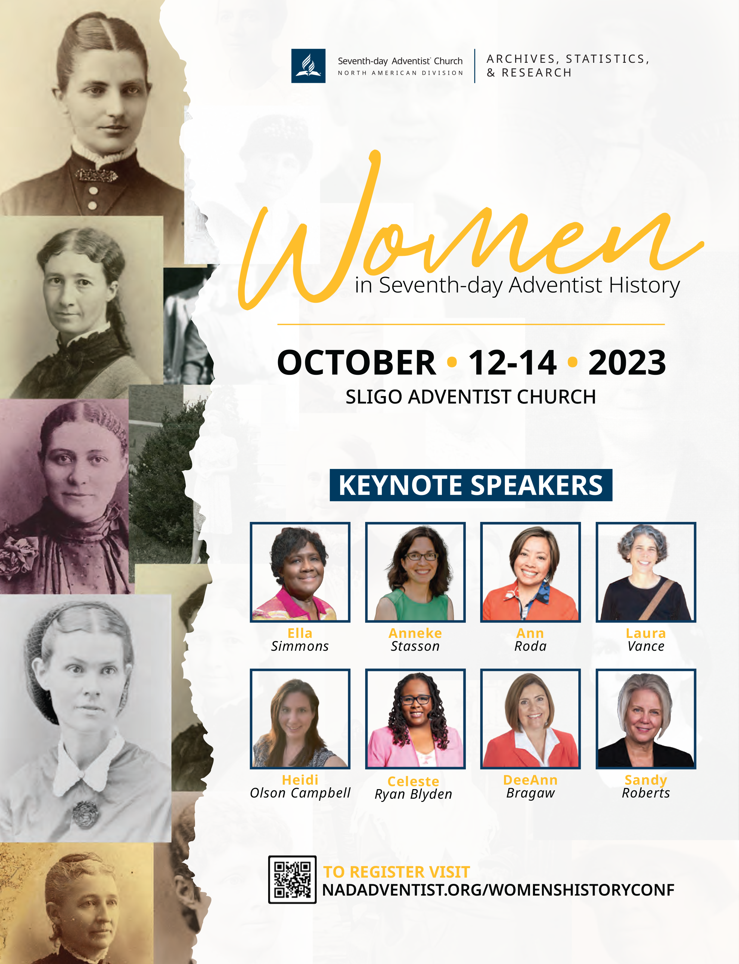 Women in Adventist History conference fall 2023 flyer