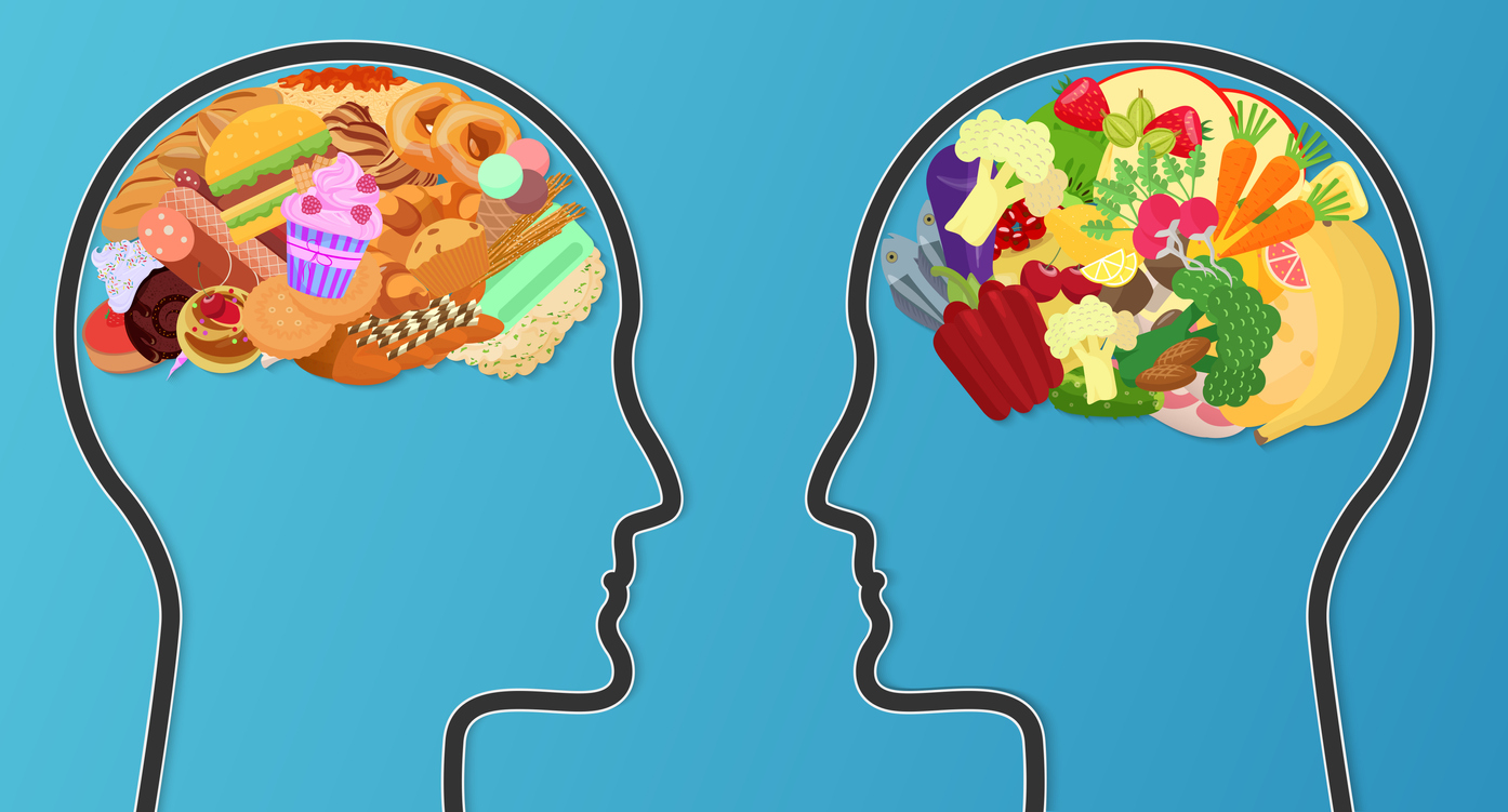 Healthy brain food versus junk food