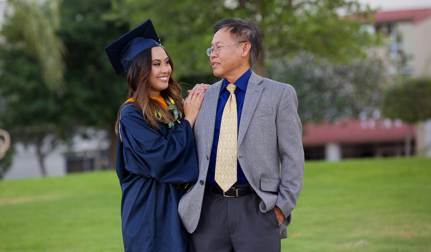 Father and daughter