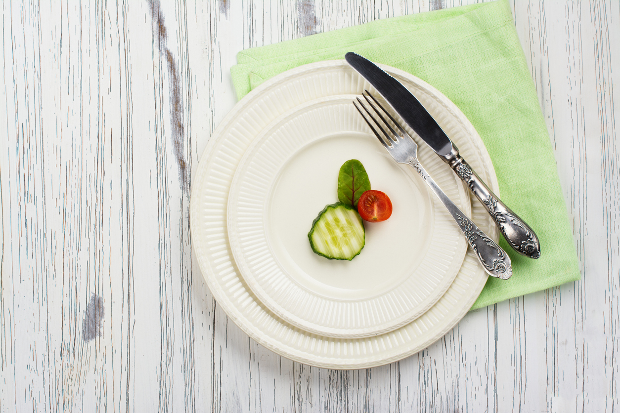 iStock photo of very small salad