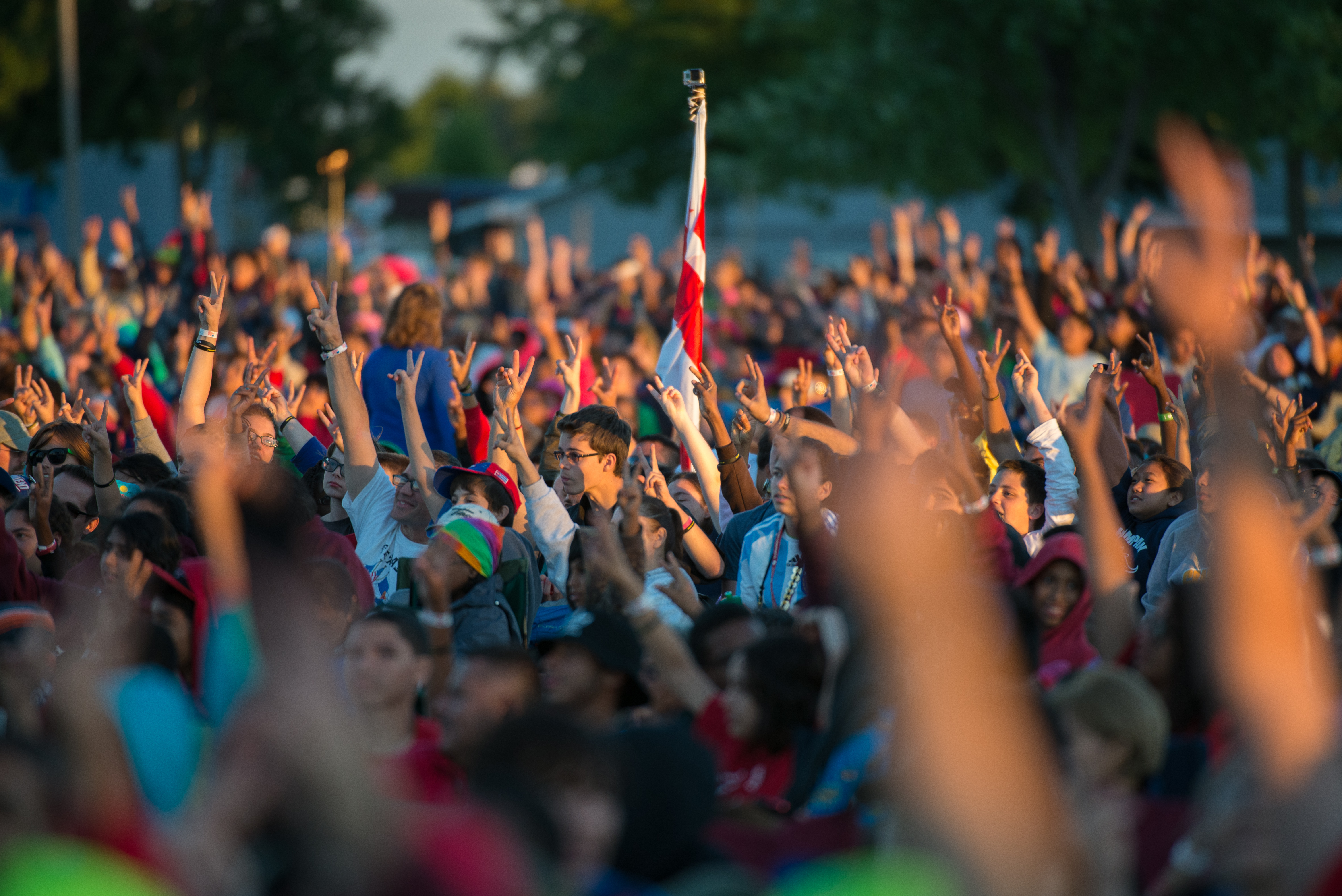 2014 Pathfinder Camporee Osh Kosh, Wisconsin, opening meeting