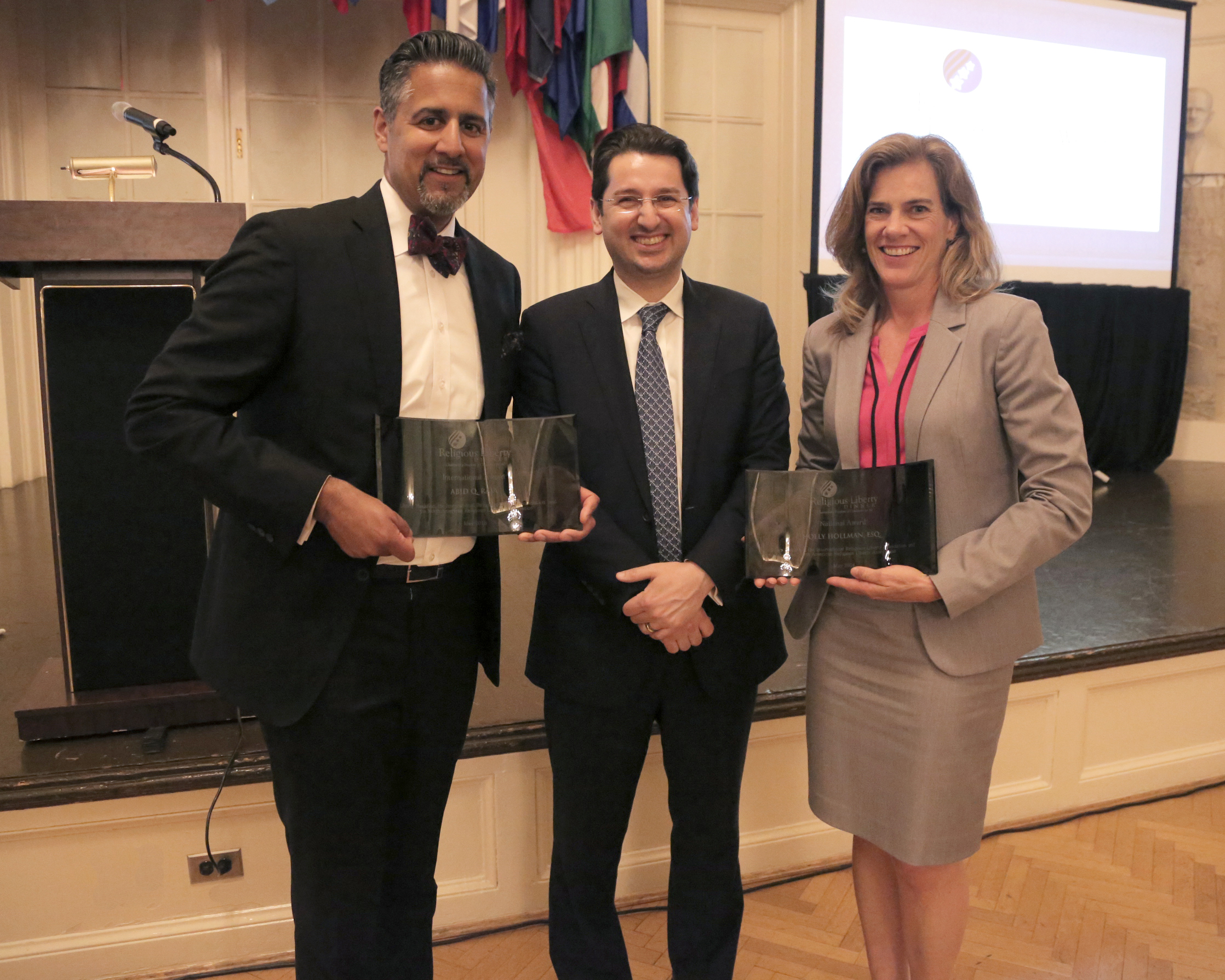 May 22 2018 Religious Liberty Dinner award recipients and keynote speaker