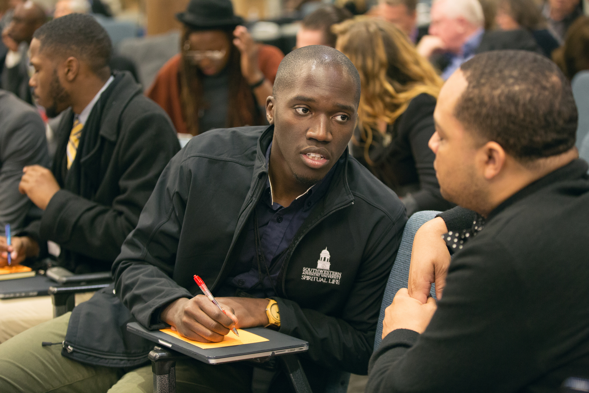 2017 YEM young adults during business session