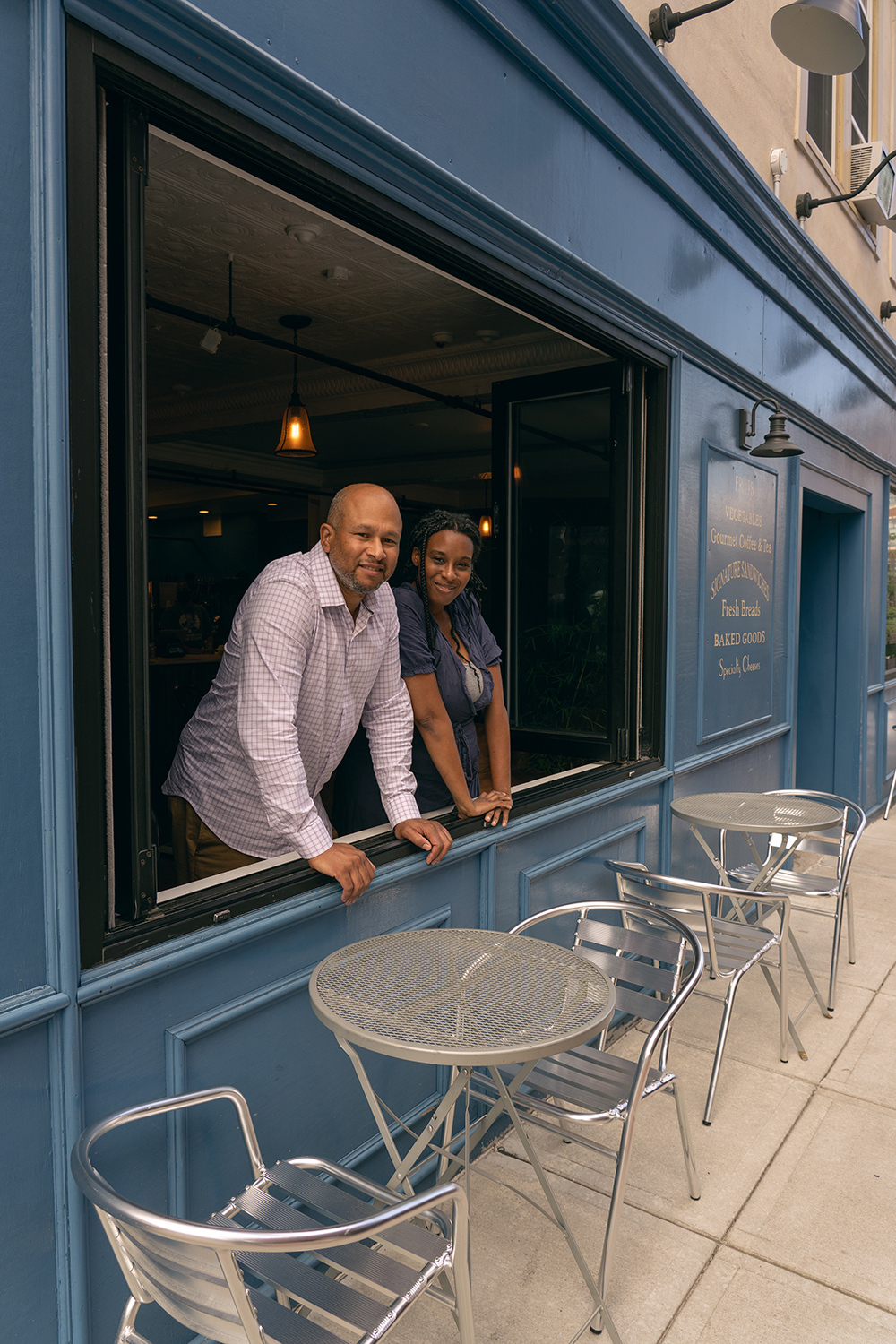 Vegan Nest Cafe owners Victor and Nicole Broushet