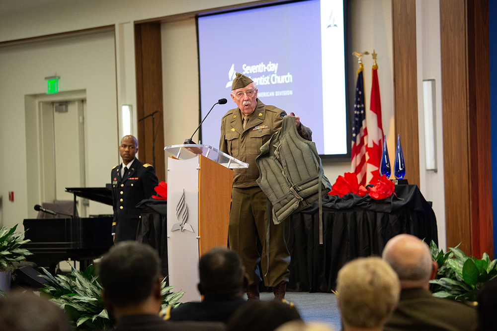 Col. Richard “Dick” Stenbakken, former director of Adventist Chaplaincy Ministries, shares how an Army chaplain gave up his life jacket to save Stenbakken’s life during a torpedo attack in WWI.