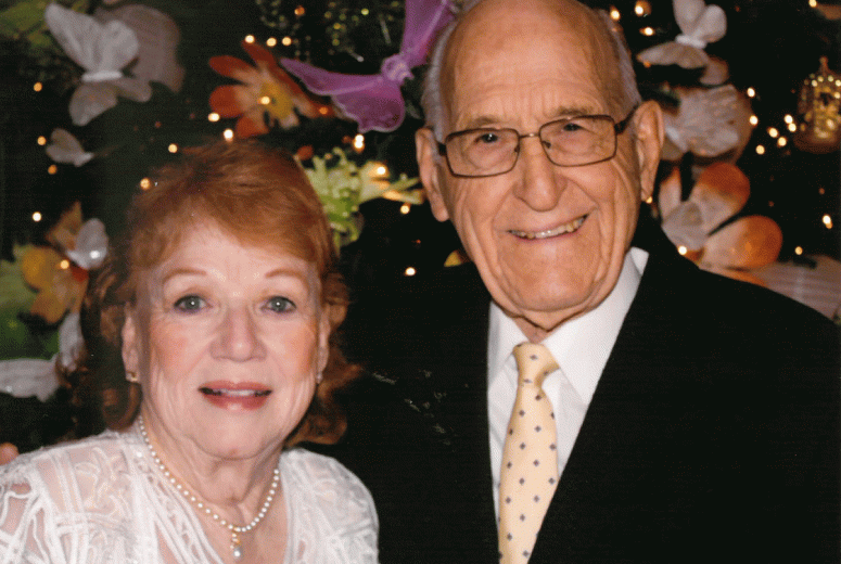 Ellsworth and Barbara Wareham (pictured here) were married in 1950. Photo provided by Loma Linda University Health