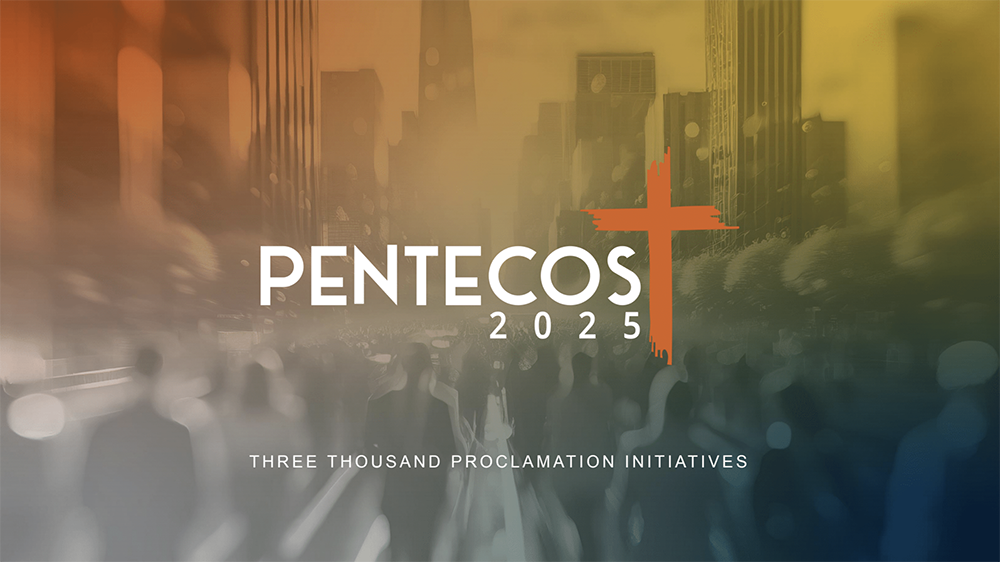 Pentecost 2025 logo and tagline